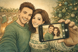 AI Holiday Cards from Your Selfies